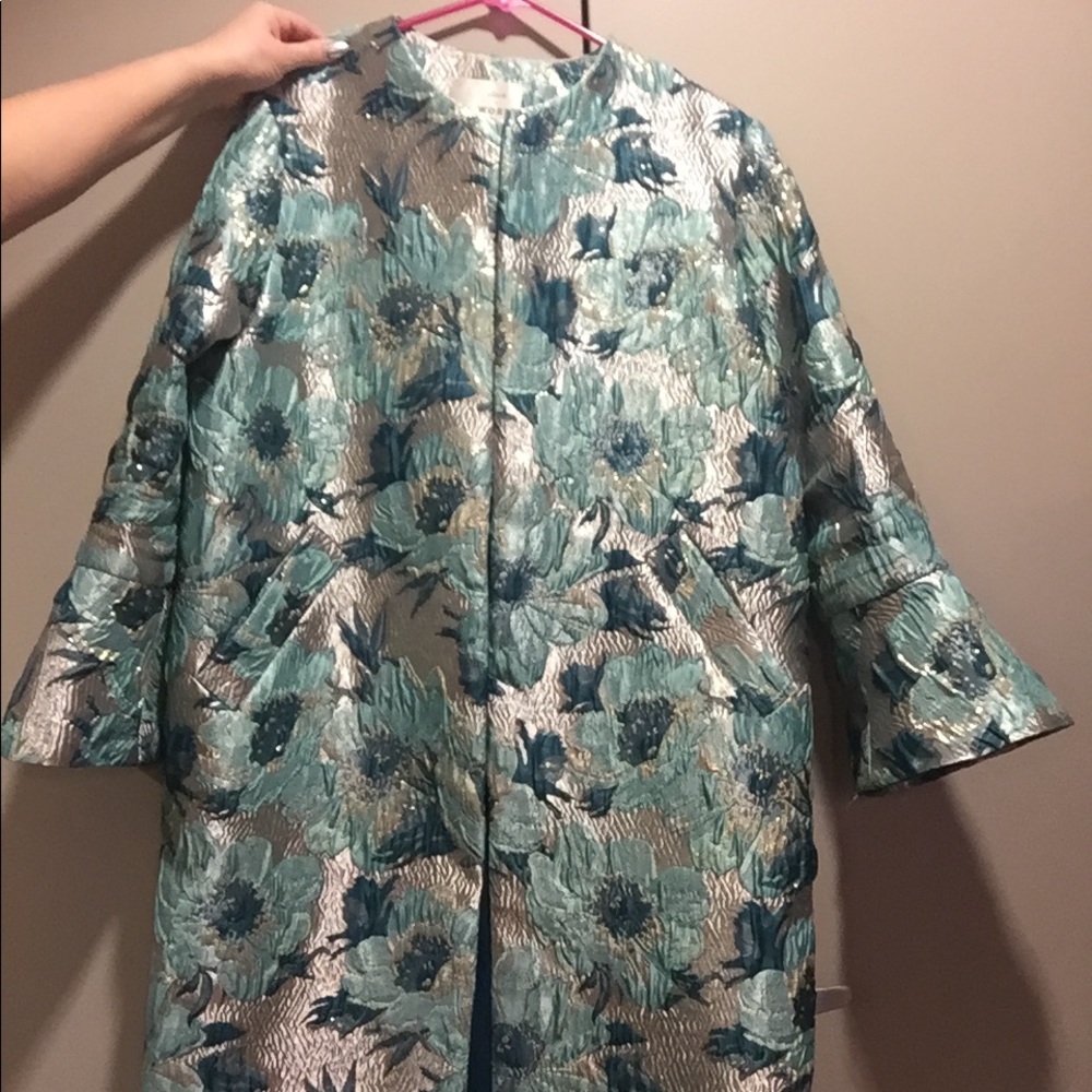 Anthropologie Embroidered Jacket